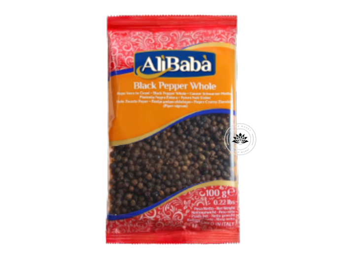 Alibaba 100 g Black Pepper Whole - Fresh Bazarpt